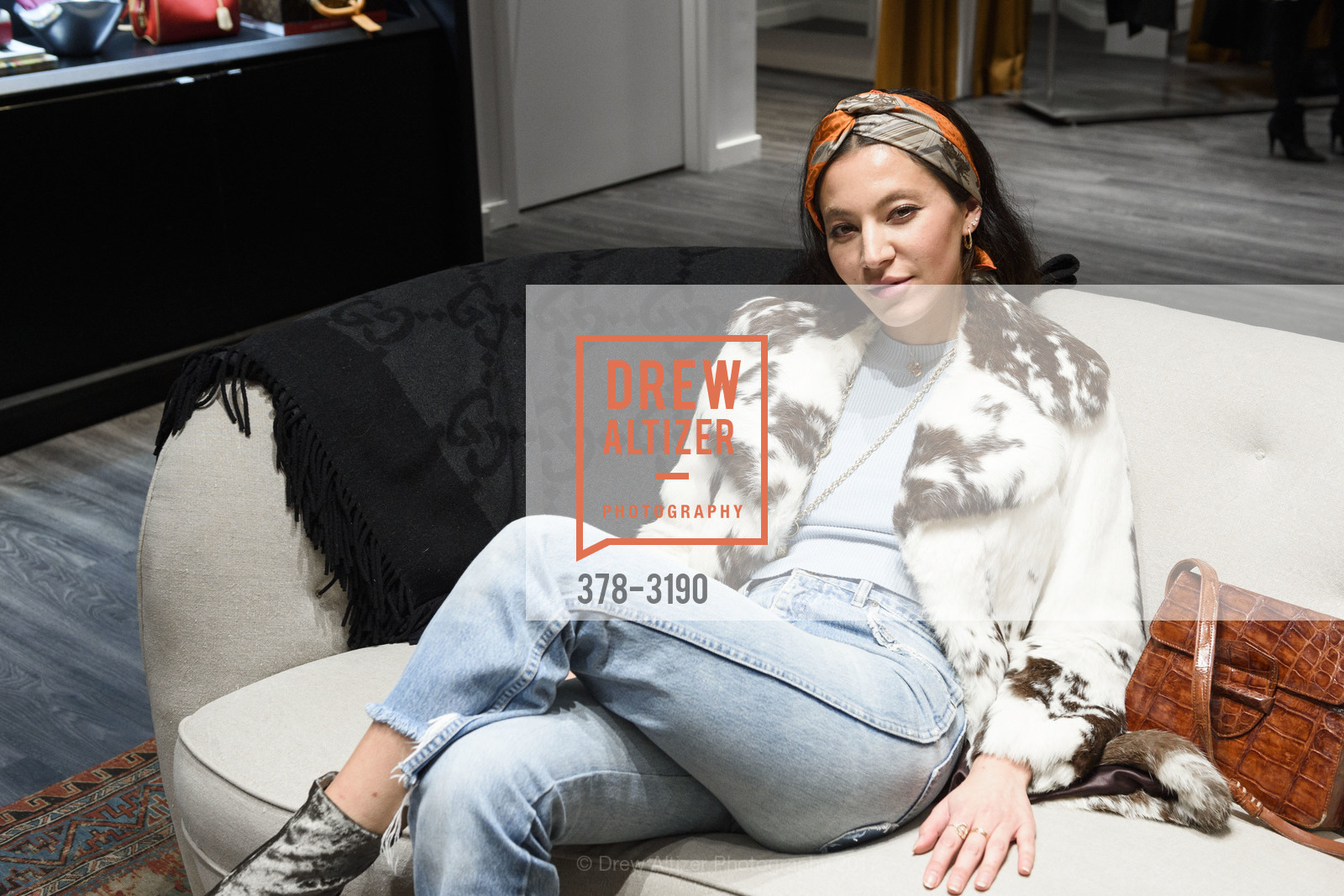 Amy Lezin, The RealReal Pop Up Opening Party, The RealReal Pop Up Shop. 222 Stockton Street, November 30th, 2017, Photo #378-3190 Amy Lezin, Photo #378-3190