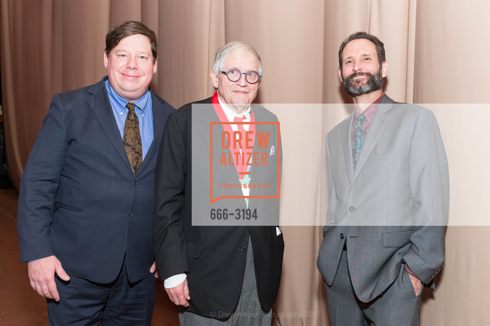 Garnett Bruce with David Hockney and Gary Marder