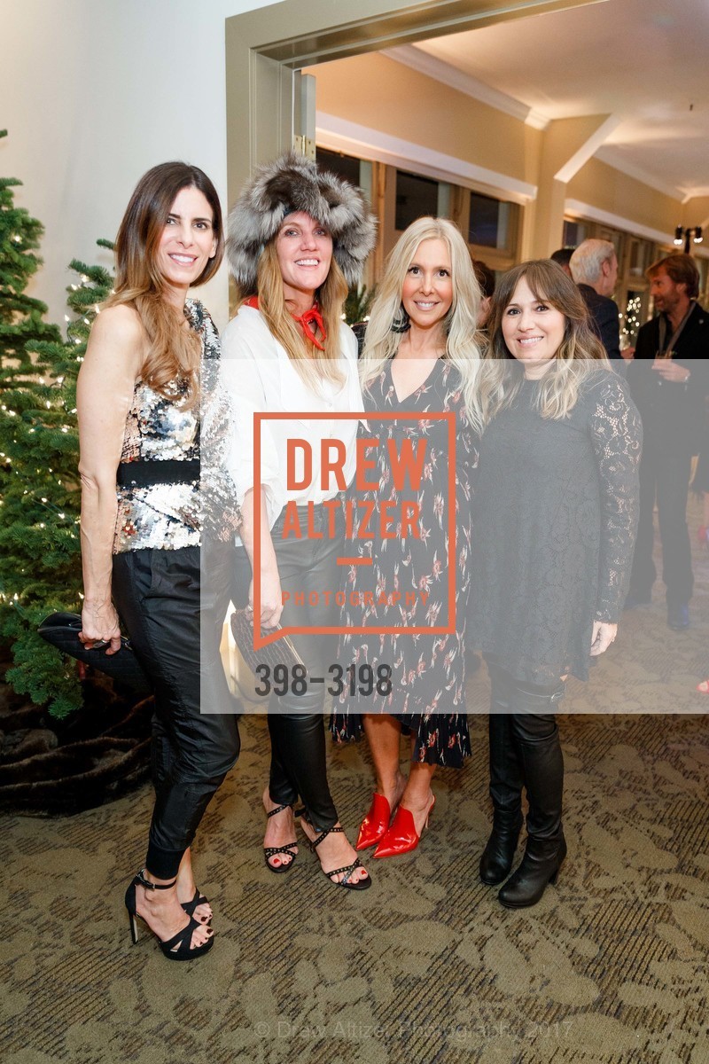 Amy Glass, Jen Wick, Tracy Falconer, Ingrid Carney, Jingle and Mingle 2017, General's Residence, Upper Fort Mason. 1 Fort Mason, November 30th, 2017, Photo #398-3198 Amy Glass, Jen Wick, Tracy Falconer, Ingrid Carney, Photo #398-3198