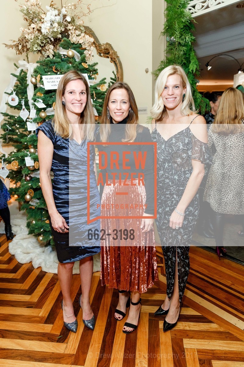 Kim Boswell, Jennifer Abernathy, Liz Webb, Jingle and Mingle 2017, General's Residence, Upper Fort Mason. 1 Fort Mason, November 30th, 2017, Photo #662-3198 Kim Boswell, Jennifer Abernathy, Liz Webb, Photo #662-3198