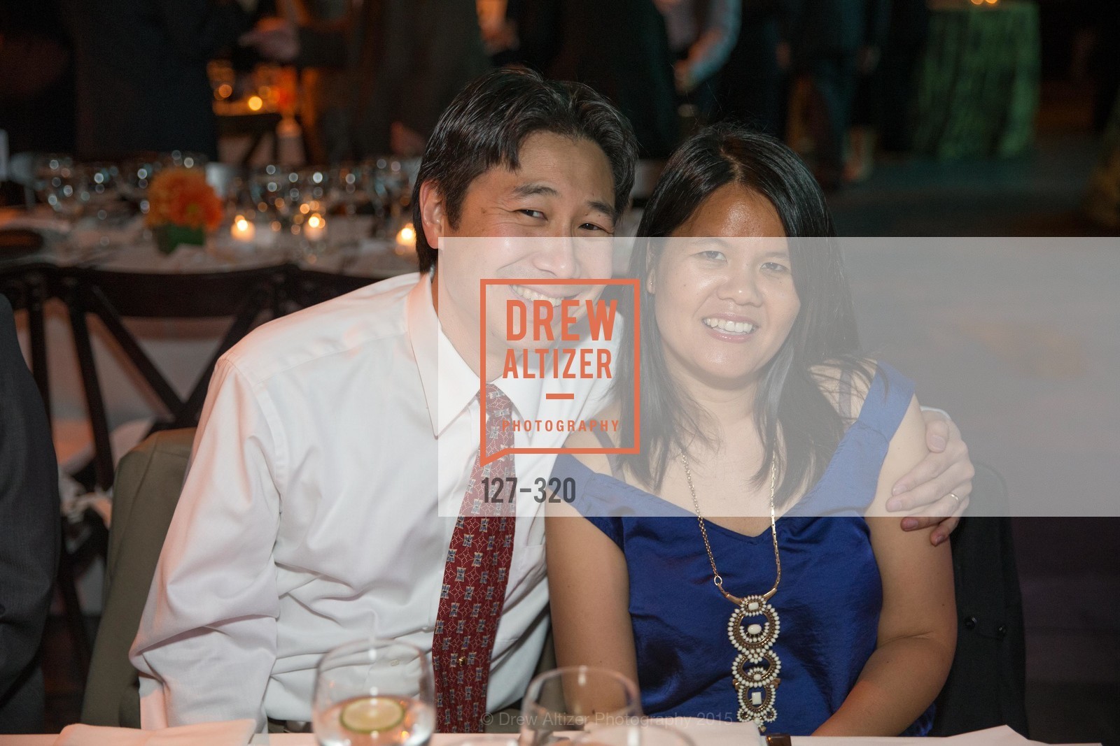 Grant Nakatani, Tammy Nakatani, Gucci & Vogue Dinner, SF- Marin Food Bank. SF- Marin Food Bank, . 900 Pennsylvania Ave, September 26th, 2015, Photo #127-320 Grant Nakatani, Tammy Nakatani, Photo #127-320