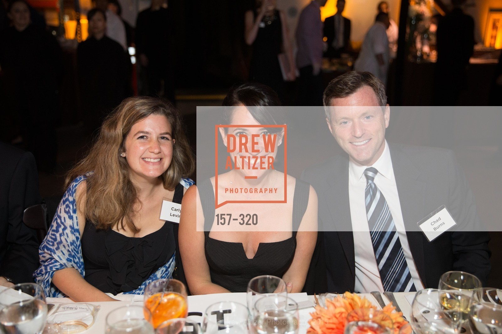 Carly Levine, Chad Burns, Gucci & Vogue Dinner, SF- Marin Food Bank. SF- Marin Food Bank, . 900 Pennsylvania Ave, September 26th, 2015, Photo #157-320 Carly Levine, Chad Burns, Photo #157-320