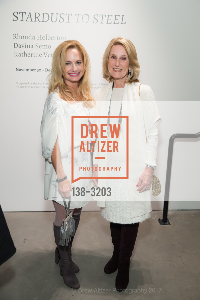 Robin Laub, Lorna Meyer Calas, Stardust to Steel: The San Francisco Advocacy for National Museum of Women in the Arts Inaugural Exhibition, California College of the Arts Hubbell Street Gallery. 161 Hubbell Street, SF 94107, November 30th, 2017, Photo #138-3203 Robin Laub, Lorna Meyer Calas, Photo #138-3203