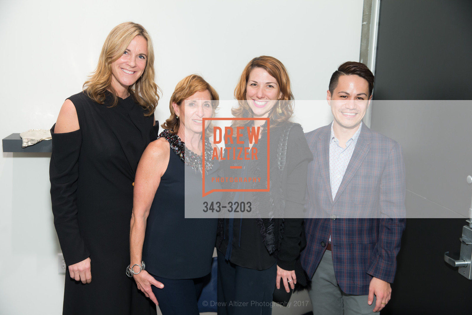 Lisa Dolby Chadwick, Melanie Roth, Rory Padekan, Stardust to Steel: The San Francisco Advocacy for National Museum of Women in the Arts Inaugural Exhibition, California College of the Arts Hubbell Street Gallery. 161 Hubbell Street, SF 94107, November 30th, 2017, Photo #343-3203 Lisa Dolby Chadwick, Melanie Roth, Rory Padekan, Photo #343-3203