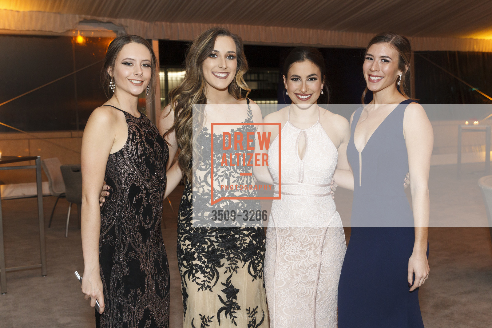 Natalia Palladino, Michaela Shields, Abigail Aragon, Megan Kirwan, Sovereign Order Of St John of Jerusalem Knights Hospitaller White Cross Ball, St. Regis. 125 3rd St, San Francisco, CA 94103, December 2nd, 2017, Photo #3509-3206 Natalia Palladino, Michaela Shields, Abigail Aragon, Megan Kirwan, Photo #3509-3206