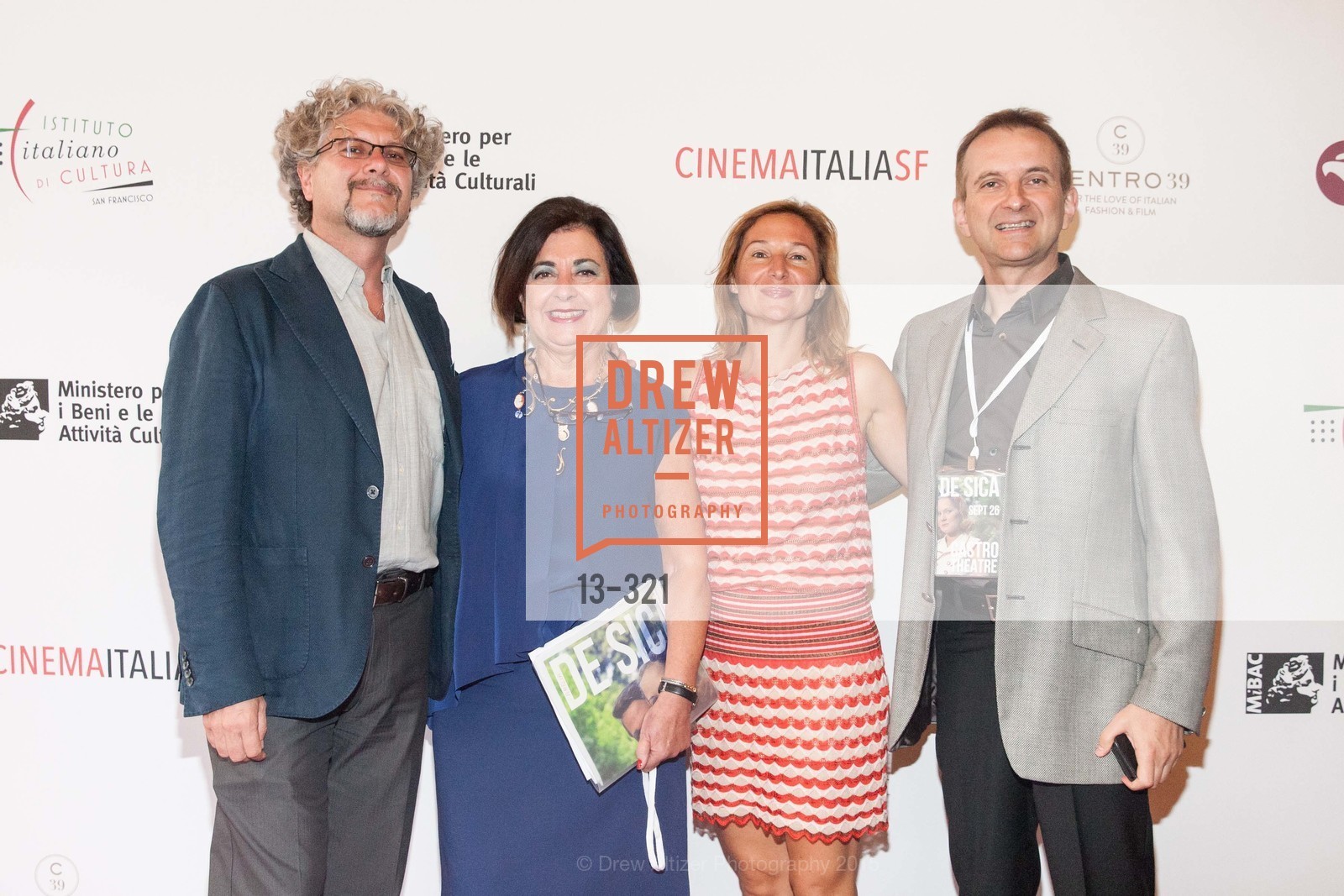 Francisco Espanolo, Amelia Antonucci, Alessandra Cassar, Mauro Battocchi, Gucci & Vogue Dinner, The Castro Theater. The Castro Theater, . 429 Castro Street, September 26th, 2015, Photo #13-321 Francisco Espanolo, Amelia Antonucci, Alessandra Cassar, Mauro Battocchi, Photo #13-321