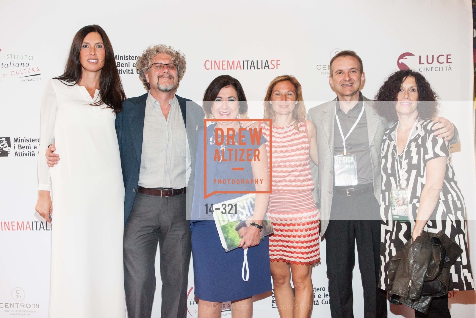 Daniela Cilia, Francisco Espanolo, Amelia Antonucci, Alessandra Cassar, Mauro Battocchi, Francesca Gaspari, Gucci & Vogue Dinner, The Castro Theater. The Castro Theater, . 429 Castro Street, September 26th, 2015, Photo #14-321 Daniela Cilia, Francisco Espanolo, Amelia Antonucci, Alessandra Cassar, Mauro Battocchi, Francesca Gaspari, Photo #14-321
