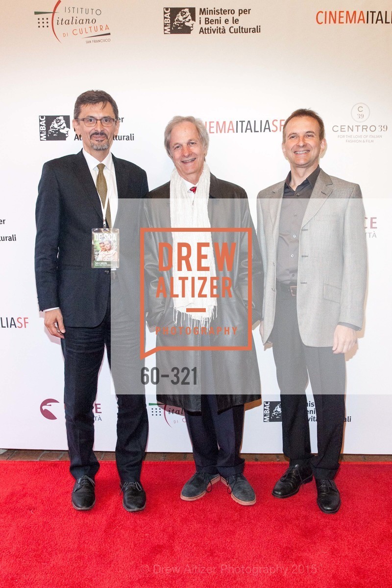 Paolo Barlera, Lino Capolicchio, Mauro Battocchi, Vittorio De Sica- A film series, The Castro Theater. 429 Castro Street, September 26th, 2015,Drew Altizer, Drew Altizer Photography, full-service event agency, private events, San Francisco photographer, photographer California