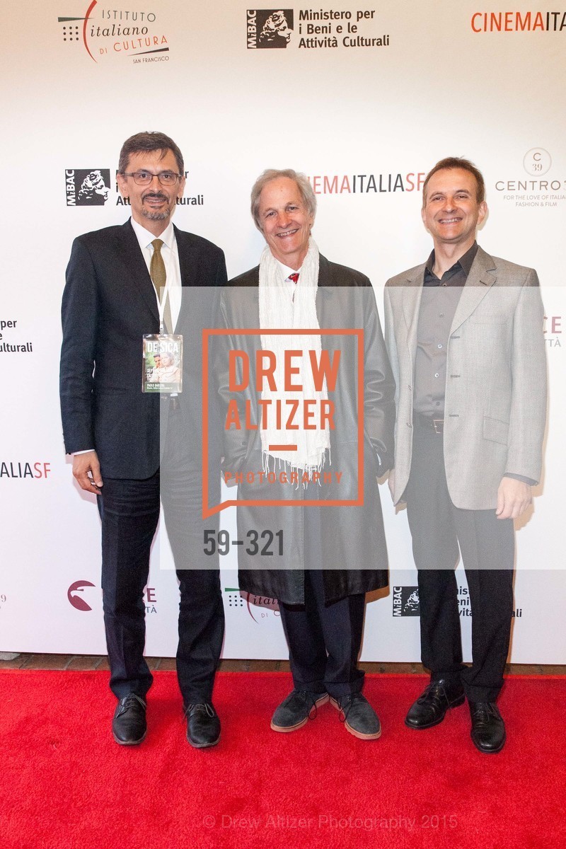 Paolo Barlera, Lino Capolicchio, Mauro Battocchi, Vittorio De Sica- A film series, The Castro Theater. 429 Castro Street, September 26th, 2015,Drew Altizer, Drew Altizer Photography, full-service agency, private events, San Francisco photographer, photographer california