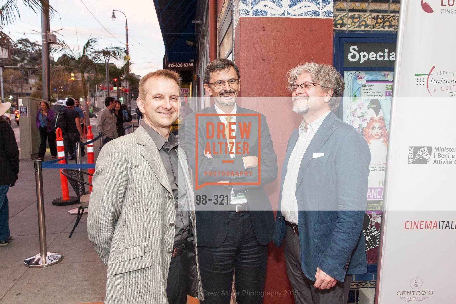 Mauro Battocchi, Paolo Barlera, Francisco Espanolo, Vittorio De Sica- A film series, The Castro Theater. 429 Castro Street, September 26th, 2015,Drew Altizer, Drew Altizer Photography, full-service agency, private events, San Francisco photographer, photographer california