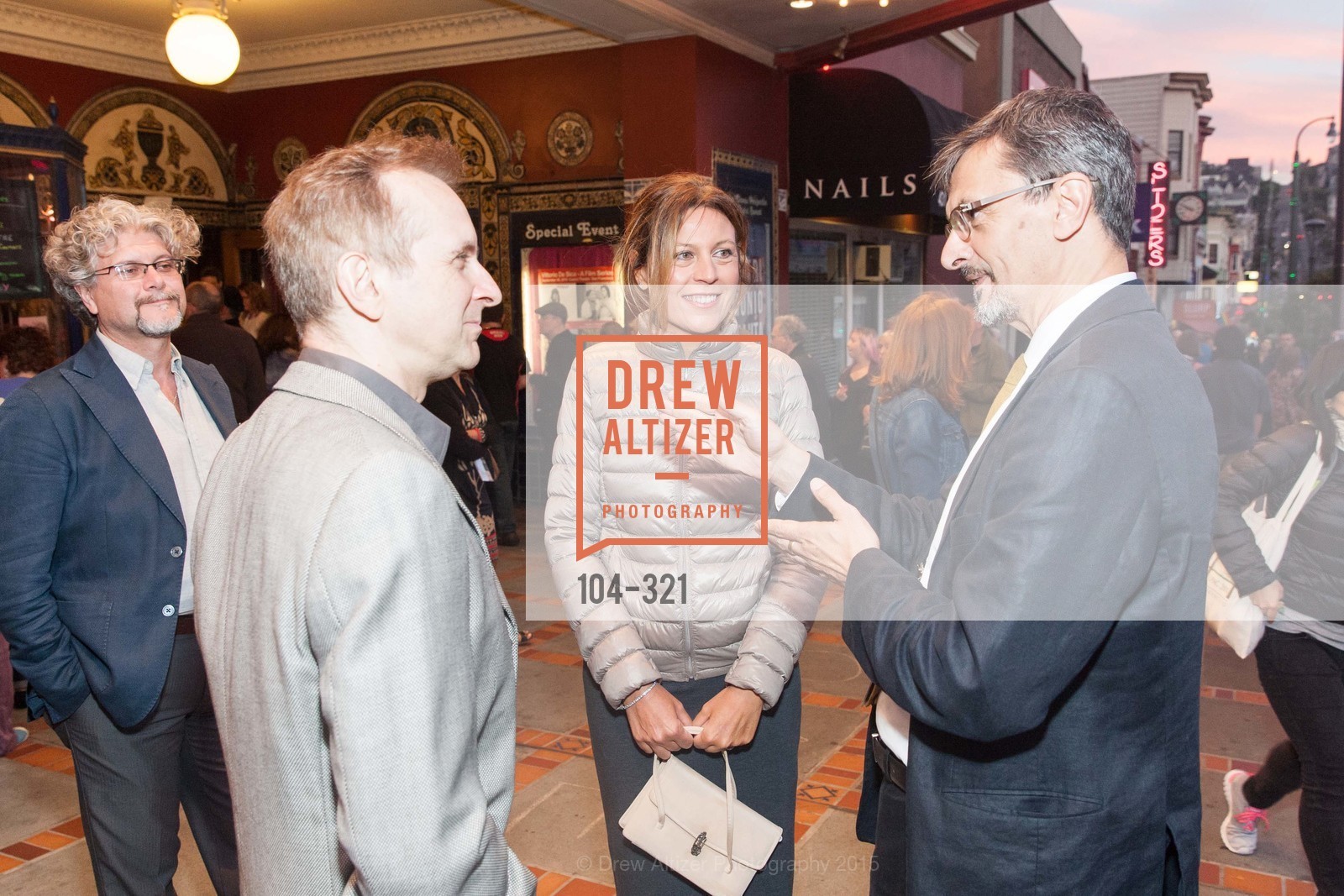 Mauro Battocchi, Camilla Cormanni, Paolo Barlera, Vittorio De Sica- A film series, The Castro Theater. 429 Castro Street, September 26th, 2015,Drew Altizer, Drew Altizer Photography, full-service agency, private events, San Francisco photographer, photographer california