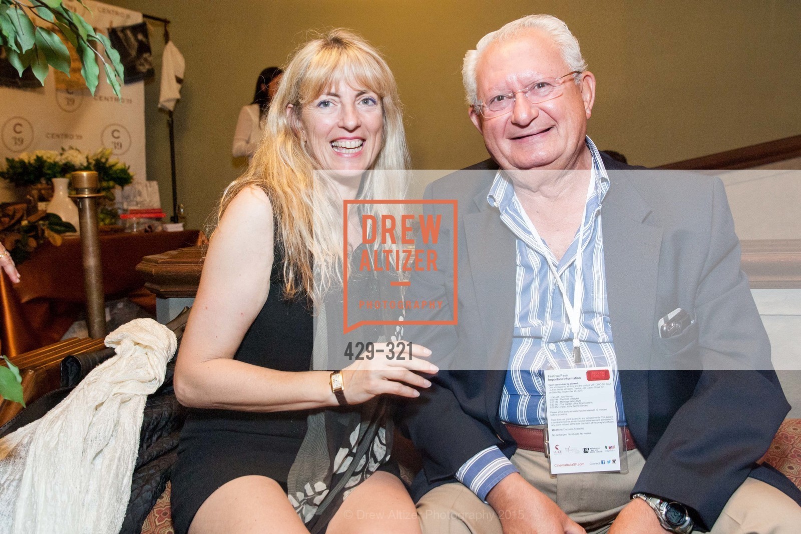 Sabrina Longega Wilson, Stefano Antonucci, Vittorio De Sica- A film series, The Castro Theater. 429 Castro Street, September 26th, 2015,Drew Altizer, Drew Altizer Photography, full-service agency, private events, San Francisco photographer, photographer california