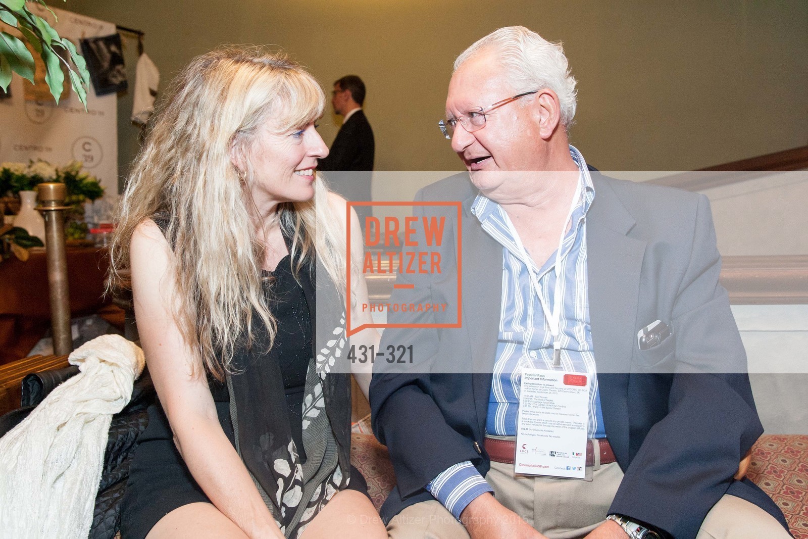 Sabrina Longega Wilson, Stefano Antonucci, Vittorio De Sica- A film series, The Castro Theater. 429 Castro Street, September 26th, 2015,Drew Altizer, Drew Altizer Photography, full-service agency, private events, San Francisco photographer, photographer california