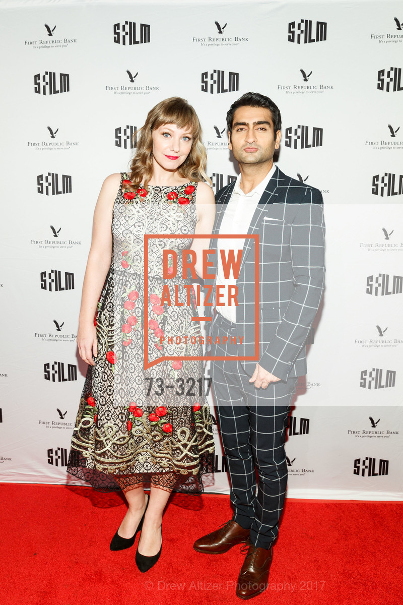 Emily V. Gordon, Kumail Nanjiani, SFFILM Awards Night 2017, Palace of Fine Arts. 3301 Lyon Street, December 5th, 2017, Photo #73-3217 Emily V. Gordon, Kumail Nanjiani, Photo #73-3217