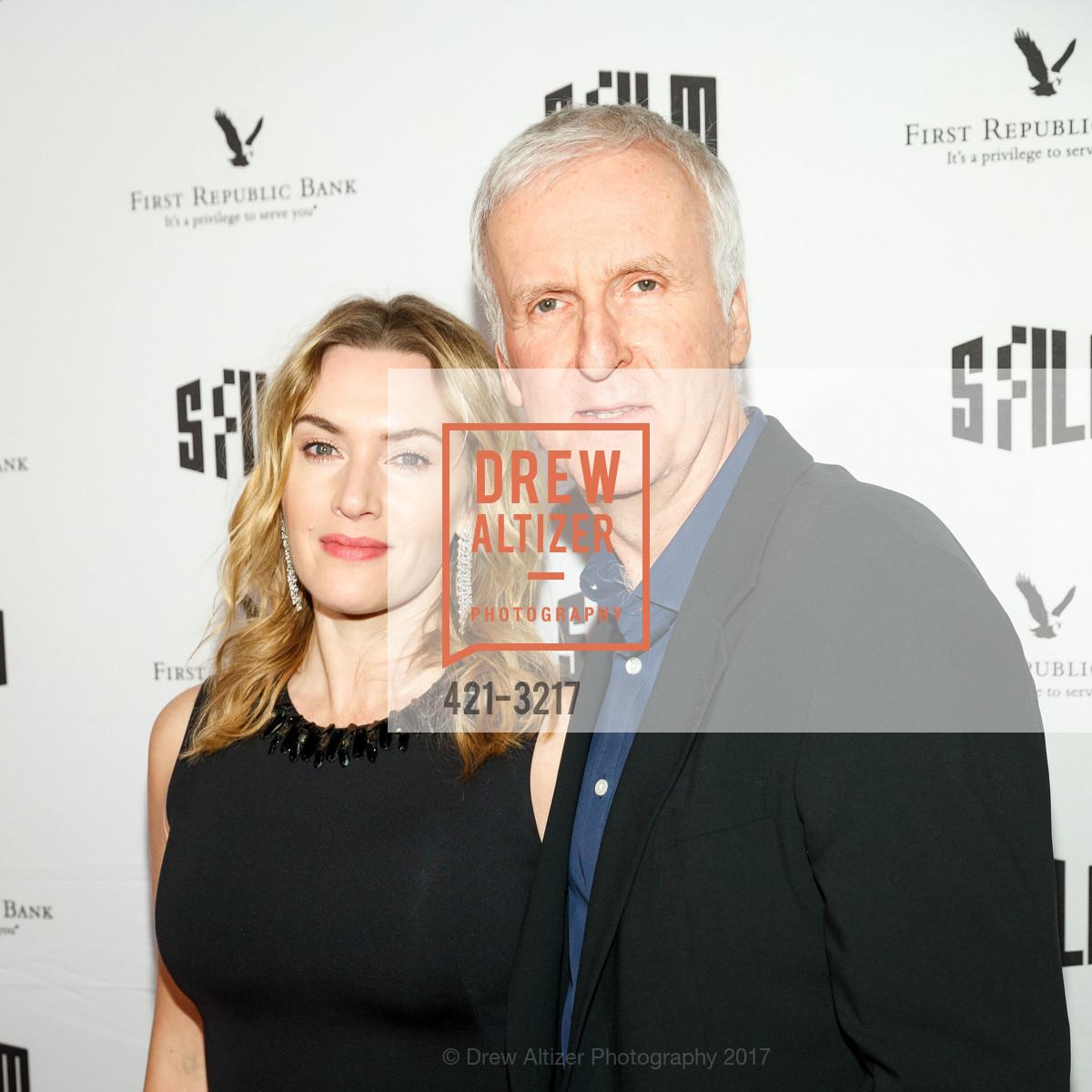 Kate Winslet, James Cameron, SFFILM Awards Night 2017, Palace of Fine Arts. 3301 Lyon Street, December 5th, 2017, Photo #421-3217 Kate Winslet, James Cameron, Photo #421-3217
