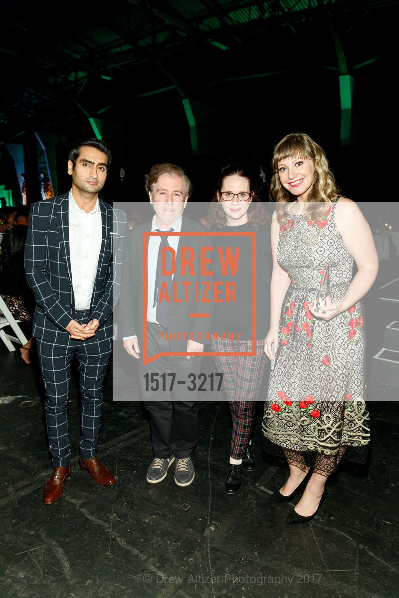 Kumail Nanjiani, Terry Zwigoff, Melissa Axelrod, Emily V. Gordon, SFFILM Awards Night 2017, Palace of Fine Arts. 3301 Lyon Street, December 5th, 2017, Photo #1517-3217 Kumail Nanjiani, Terry Zwigoff, Melissa Axelrod, Emily V. Gordon, Photo #1517-3217