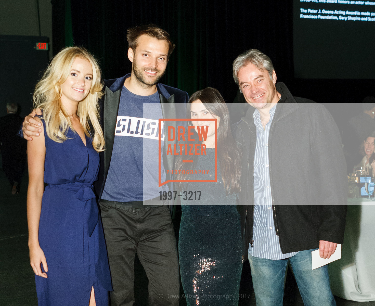 Brittany Bloomer, Martin Talvari, Zem Joaquin, Eric Wasserman, SFFILM Awards Night 2017, Palace of Fine Arts. 3301 Lyon Street, December 5th, 2017, Photo #1997-3217 Brittany Bloomer, Martin Talvari, Zem Joaquin, Eric Wasserman, Photo #1997-3217