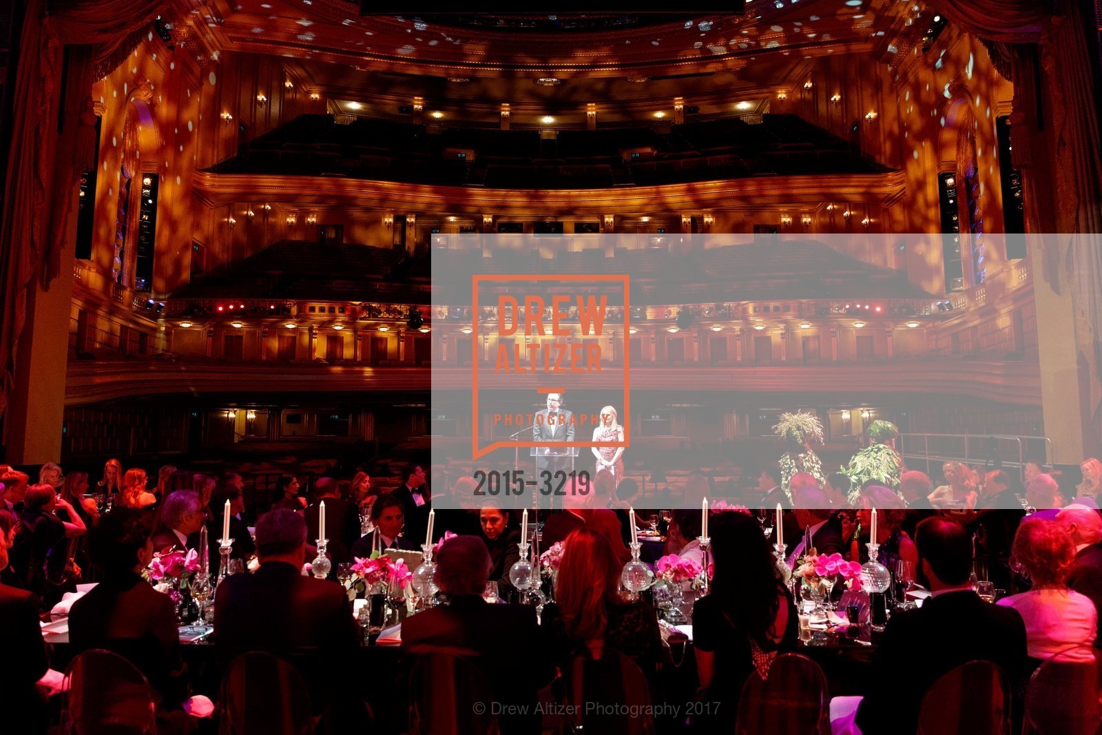 Atmosphere, Dinner on the Opera House Stage 2017, War Memorial Opera House, December 4th, 2017, Photo #2015-3219 Atmosphere, Photo #2015-3219