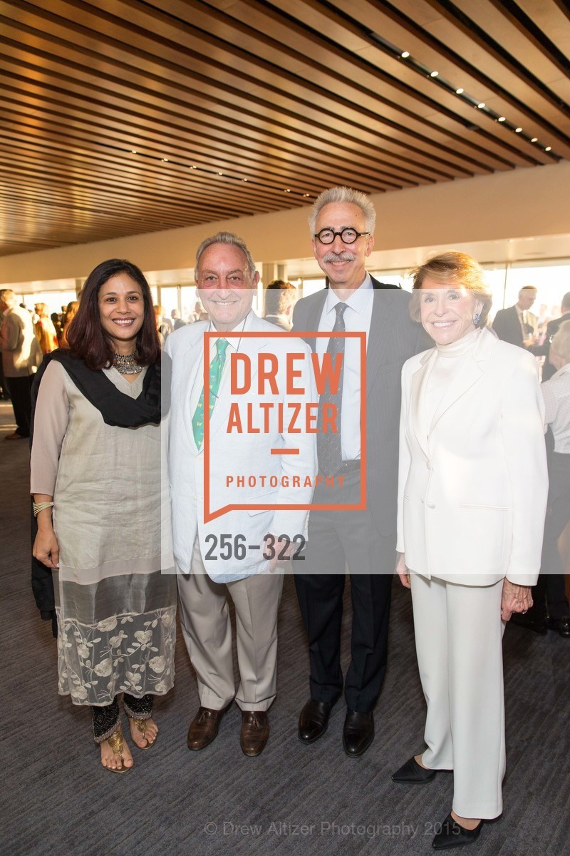 Janaki Bakhle, Sanford Weill, Nicholas Dirks, Joan Weill, Gucci & Vogue Dinner, UC Berkeley's Greek Theatre. UC Berkeley's Greek Theatre, . 2001 Gayley Rd, September 25th, 2015, Photo #256-322 Janaki Bakhle, Sanford Weill, Nicholas Dirks, Joan Weill, Photo #256-322
