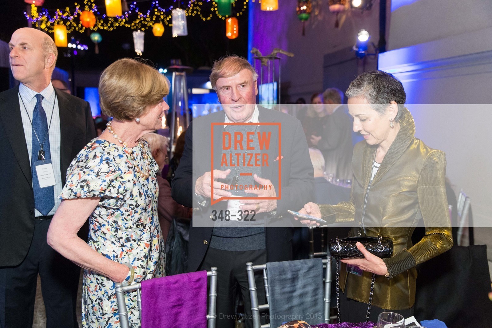 Pam Kramlich, Dick Kramlich, Sako Fisher, Gala at The Greek Benefiting Cal Performances, UC Berkeley's Greek Theatre. 2001 Gayley Rd, September 25th, 2015,Drew Altizer, Drew Altizer Photography, full-service agency, private events, San Francisco photographer, photographer california