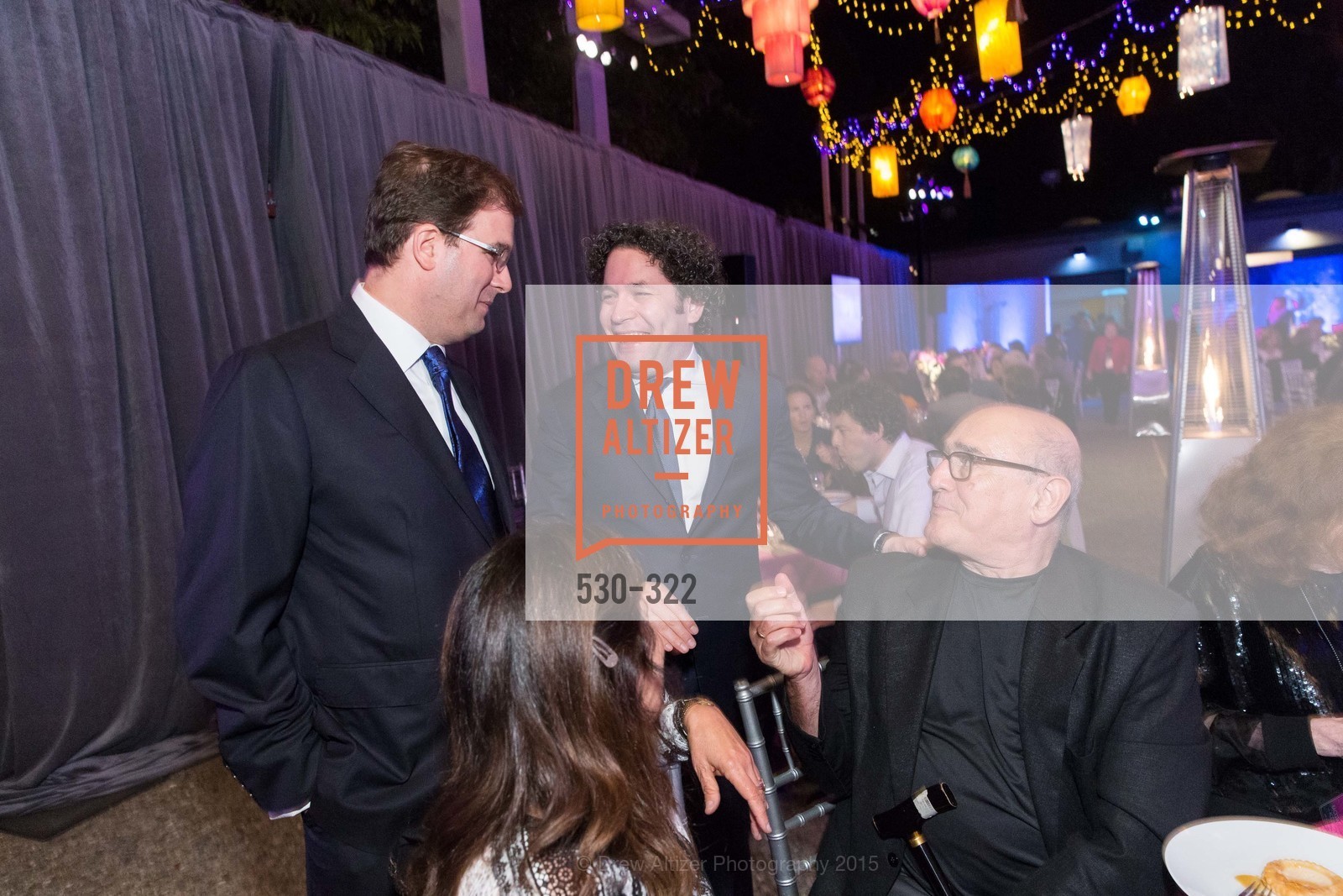 Matias Tarnopolsky, Gustavo Dudamel, Alex Pines, Gala at The Greek Benefiting Cal Performances, UC Berkeley's Greek Theatre. 2001 Gayley Rd, September 25th, 2015,Drew Altizer, Drew Altizer Photography, full-service event agency, private events, San Francisco photographer, photographer California