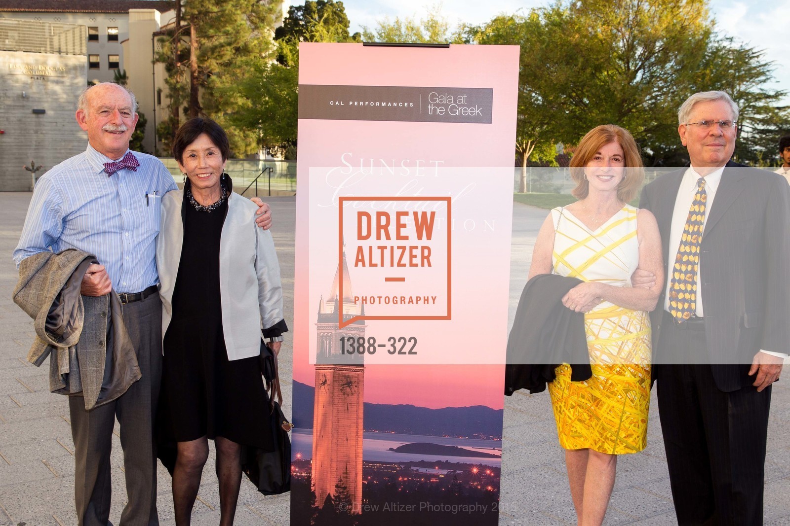 Ed Blumenstock, Belle Fong, Edie Silber, Steve Bomse, Gala at The Greek Benefiting Cal Performances, UC Berkeley's Greek Theatre. 2001 Gayley Rd, September 25th, 2015,Drew Altizer, Drew Altizer Photography, full-service event agency, private events, San Francisco photographer, photographer California