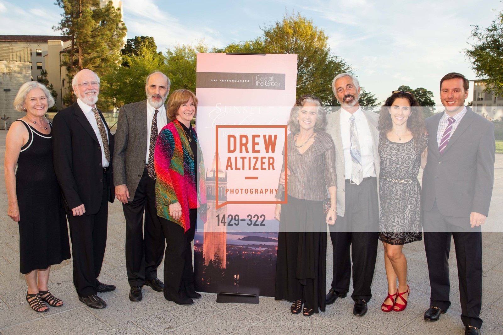 Robin Slovac, Michael Link, Jeff Lawrence, Vicky Link, Charles Linker, Elaine Linker, Sarah Sobel, Jason Sobel, Gala at The Greek Benefiting Cal Performances, UC Berkeley's Greek Theatre. 2001 Gayley Rd, September 25th, 2015,Drew Altizer, Drew Altizer Photography, full-service agency, private events, San Francisco photographer, photographer california