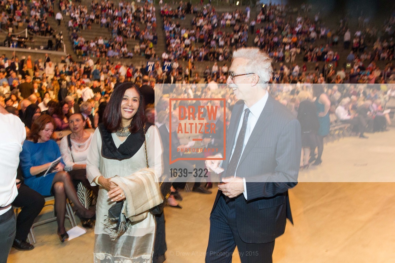 Janaki Bakhle, Nicholas Dirks, Gala at The Greek Benefiting Cal Performances, UC Berkeley's Greek Theatre. 2001 Gayley Rd, September 25th, 2015,Drew Altizer, Drew Altizer Photography, full-service agency, private events, San Francisco photographer, photographer california
