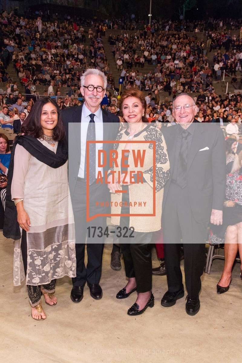Janaki Bakhle, Nicholas Dirks, Maria Manetti Shrem, Jan Shrem, Gala at The Greek Benefiting Cal Performances, UC Berkeley's Greek Theatre. 2001 Gayley Rd, September 25th, 2015,Drew Altizer, Drew Altizer Photography, full-service agency, private events, San Francisco photographer, photographer california