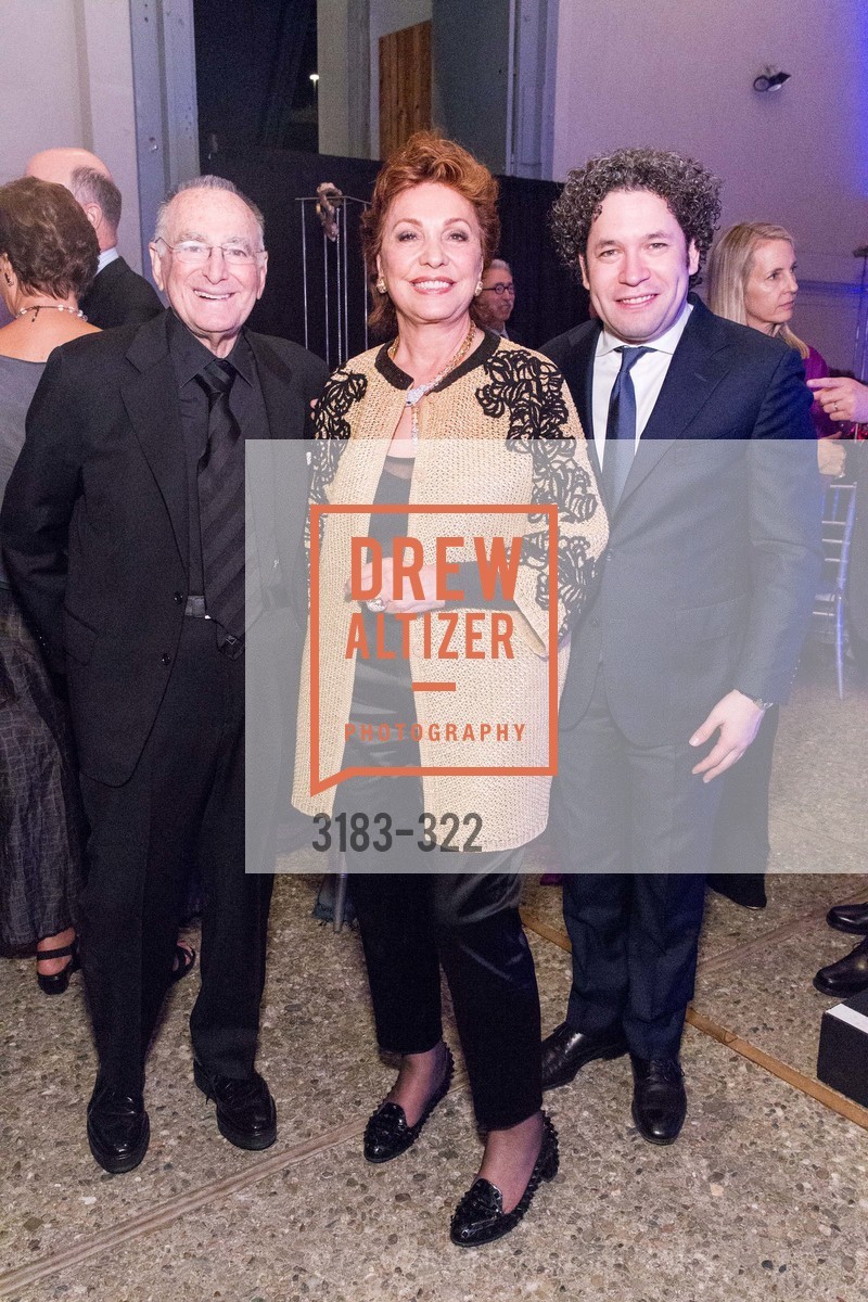 Jan Shrem, Maria Manetti Shrem, Gustavo Dudamel, Gala at The Greek Benefiting Cal Performances, UC Berkeley's Greek Theatre. 2001 Gayley Rd, September 25th, 2015,Drew Altizer, Drew Altizer Photography, full-service agency, private events, San Francisco photographer, photographer california