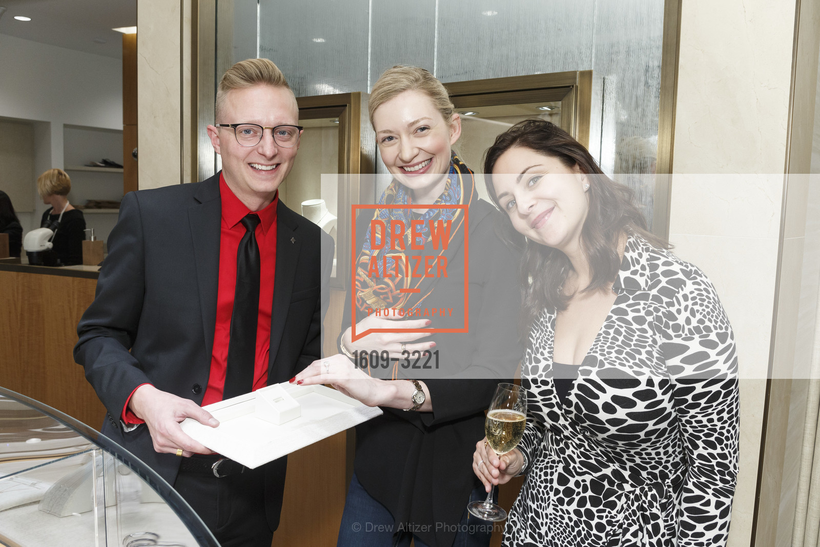 Tia Sherringham, Andrea Lavado, Harry Kotlar Screening at Shreve & Co., Shreve & Co. 150 Post St, December 5th, 2017, Photo #1609-3221 Tia Sherringham, Andrea Lavado, Photo #1609-3221