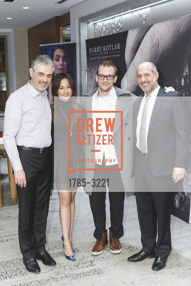 Jack Hamalian, Czarah Cabrera, Tobias Deml, David Wiener, Harry Kotlar Screening at Shreve & Co., Shreve & Co. 150 Post St, December 5th, 2017, Photo #1785-3221 Jack Hamalian, Czarah Cabrera, Tobias Deml, David Wiener, Photo #1785-3221