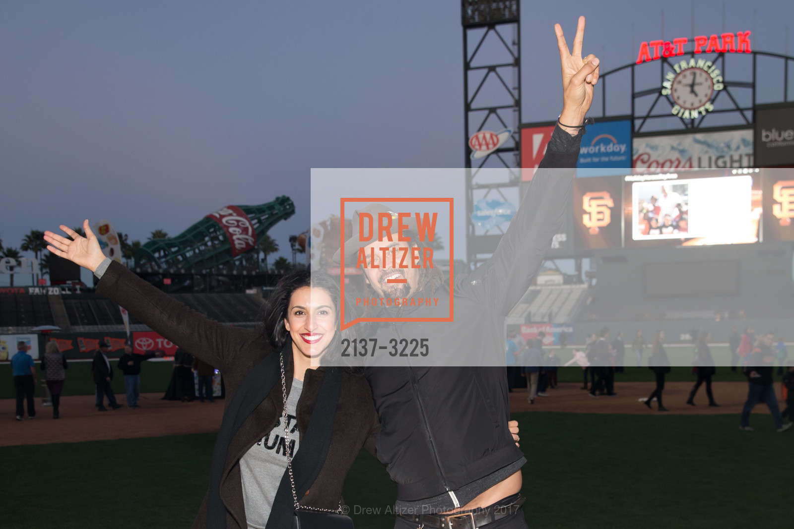 Sara Agah Franti, Michael Franti, Holiday Heroes 2017, AT&T Park. 24 Willie Mays Plaza, San Francisco, CA, December 5th, 2017, Photo #2137-3225 Sara Agah Franti, Michael Franti, Photo #2137-3225