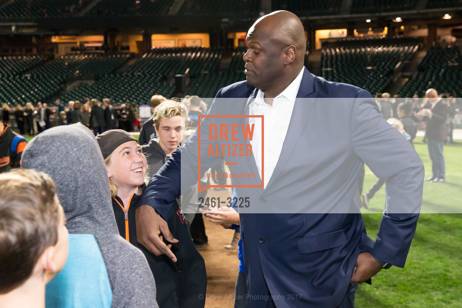 Adonal Foyle, Holiday Heroes 2017, AT&T Park. 24 Willie Mays Plaza, San Francisco, CA, December 5th, 2017, Photo #2461-3225 Adonal Foyle, Photo #2461-3225