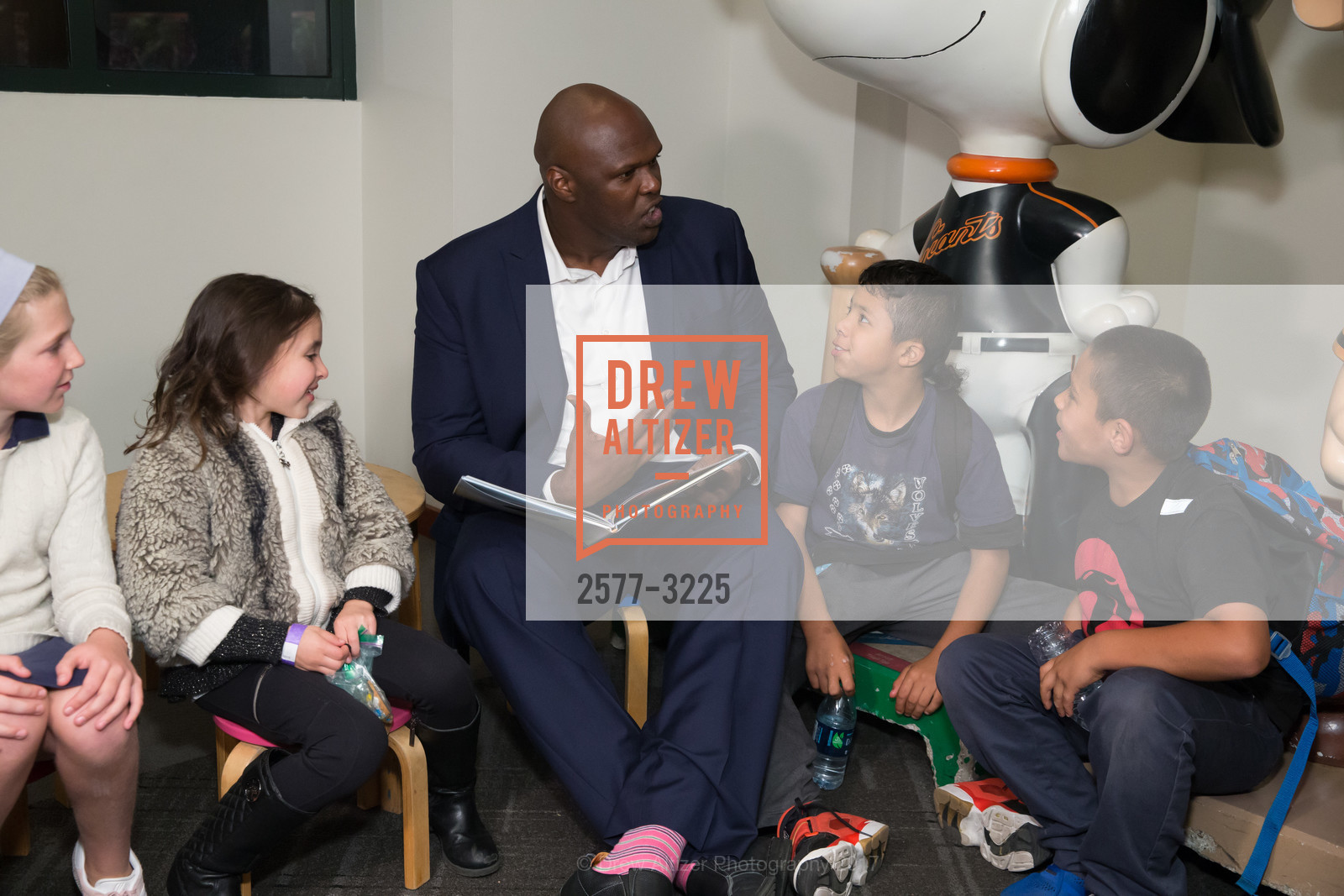 Adonal Foyle, Holiday Heroes 2017, AT&T Park. 24 Willie Mays Plaza, San Francisco, CA, December 5th, 2017, Photo #2577-3225 Adonal Foyle, Photo #2577-3225