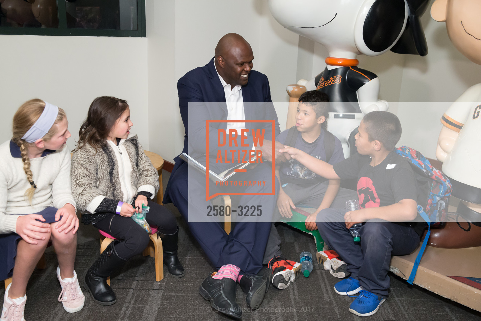 Adonal Foyle, Holiday Heroes 2017, AT&T Park. 24 Willie Mays Plaza, San Francisco, CA, December 5th, 2017, Photo #2580-3225 Adonal Foyle, Photo #2580-3225