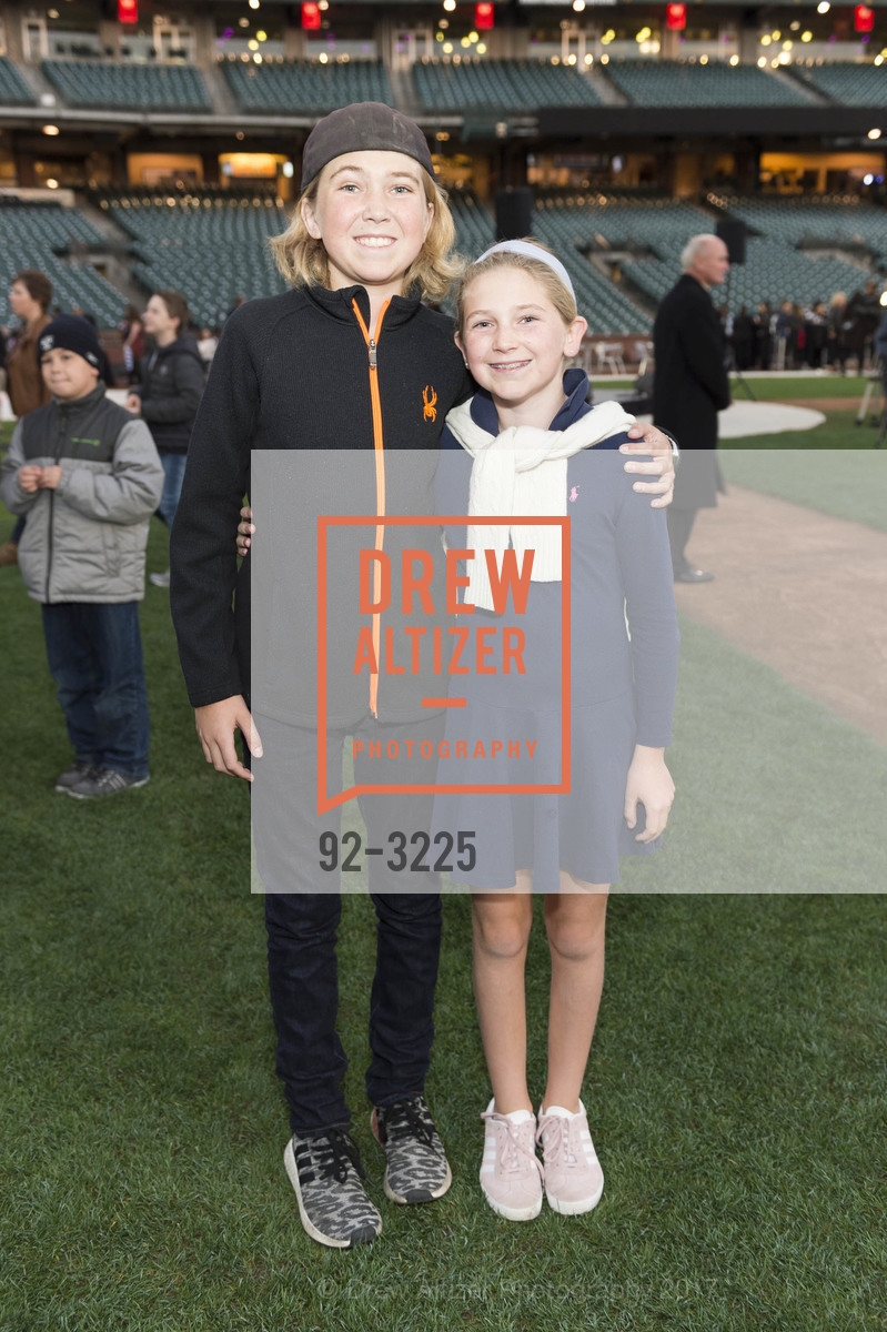 Aidan Carney, Fiona Carney Skytt, Holiday Heroes 2017, AT&T Park. 24 Willie Mays Plaza, San Francisco, CA, December 5th, 2017, Photo #92-3225 Aidan Carney, Fiona Carney Skytt, Photo #92-3225