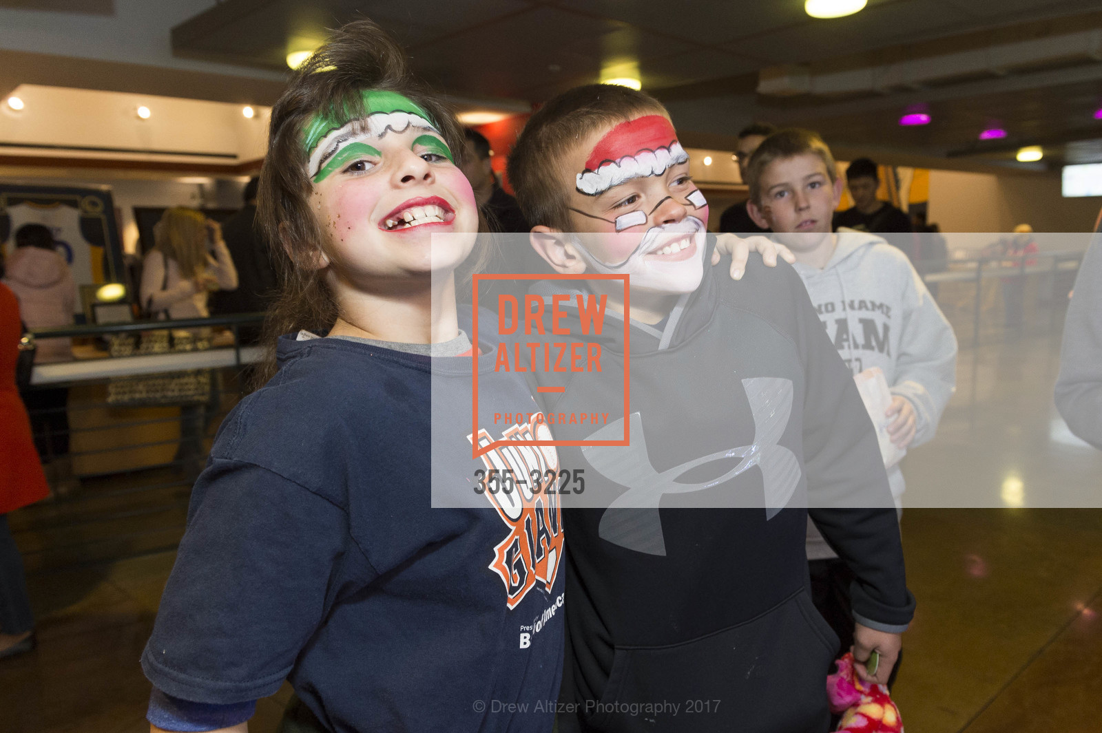 Caitlin Coplin, Chad Coplin, Kristi Barker, Curtis Coplin, Holiday Heroes 2017, AT&T Park. 24 Willie Mays Plaza, San Francisco, CA, December 5th, 2017, Photo #355-3225 Caitlin Coplin, Chad Coplin, Kristi Barker, Curtis Coplin, Photo #355-3225