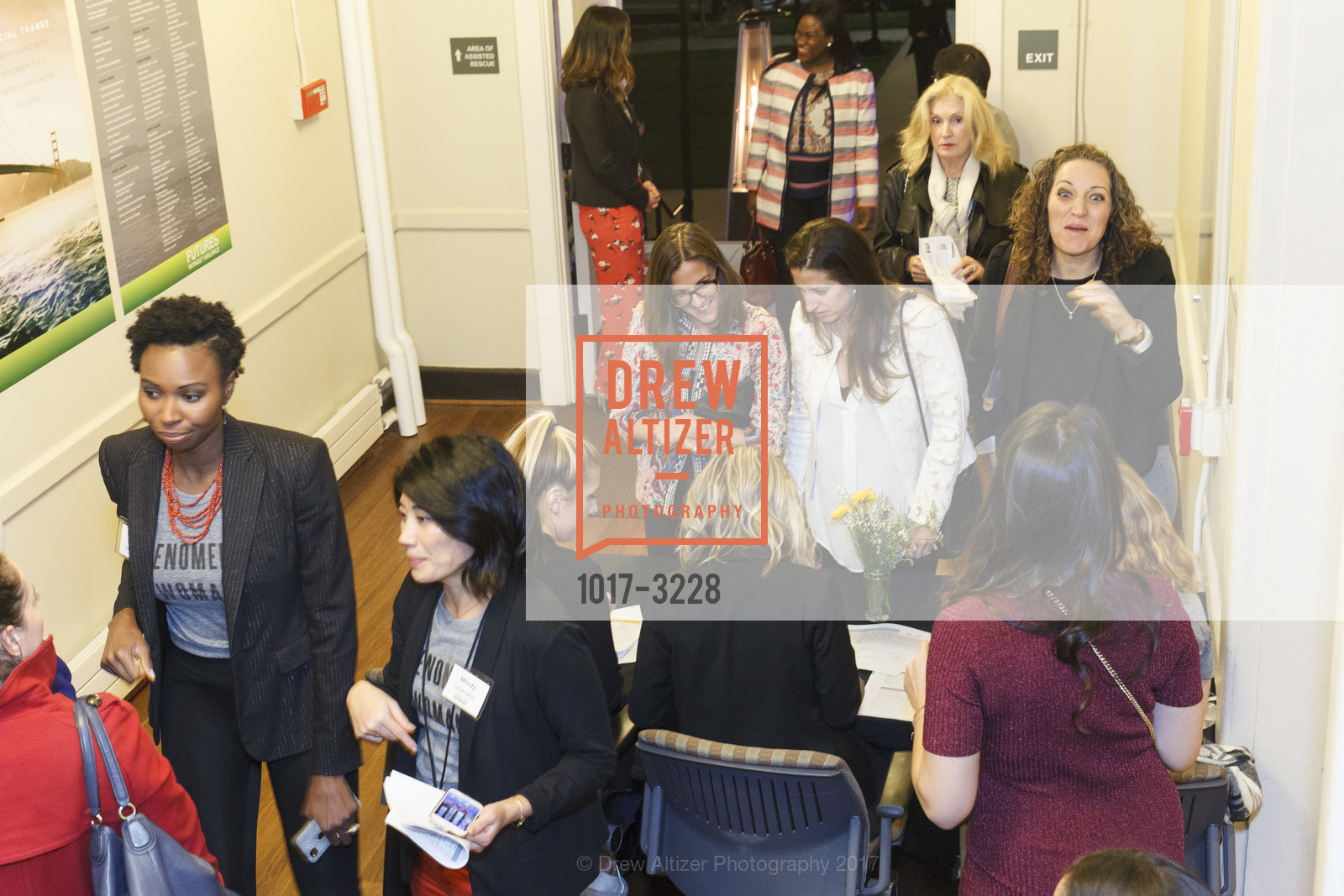 Atmosphere, Phenomenal Woman Conversation & Benefit Reception, Futures Without Violence. 100 Montgomery St, December 5th, 2017, Photo #1017-3228 Atmosphere, Photo #1017-3228