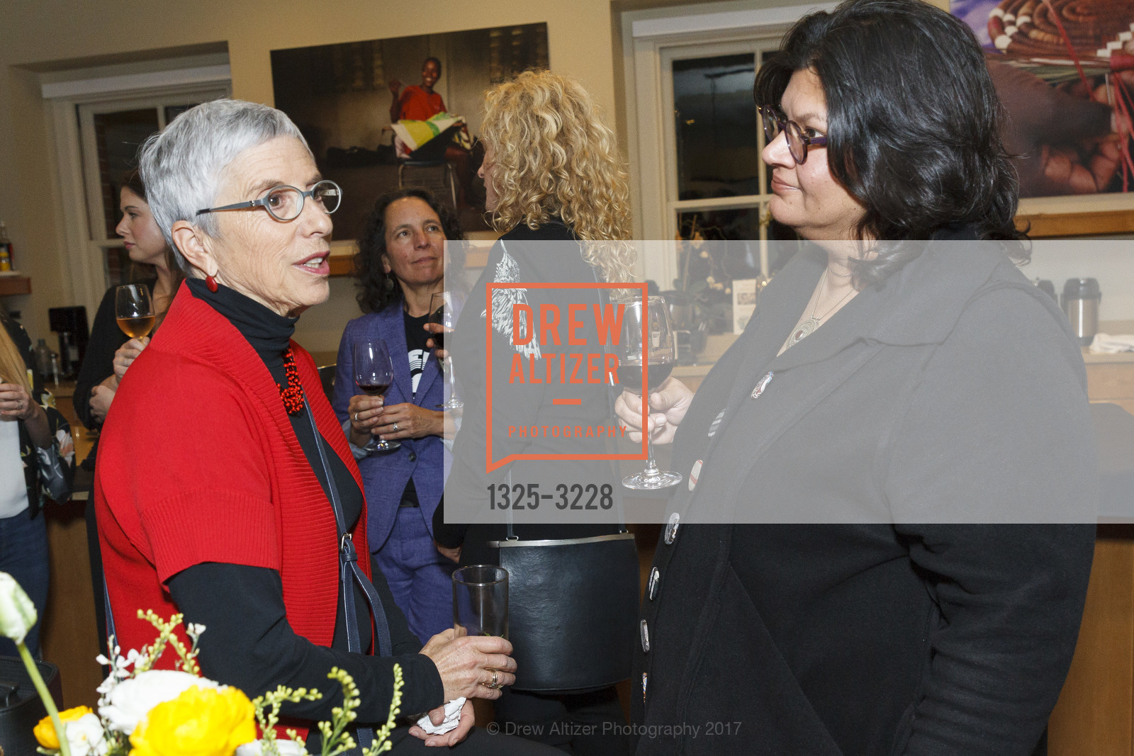 Pam David, Phenomenal Woman Conversation & Benefit Reception, Futures Without Violence. 100 Montgomery St, December 5th, 2017, Photo #1325-3228 Pam David, Photo #1325-3228