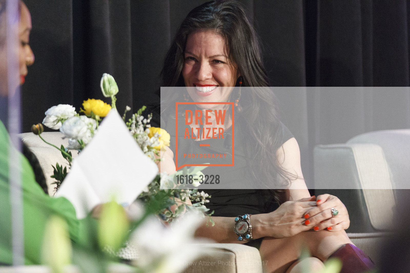 Alejandra Valles, Phenomenal Woman Conversation & Benefit Reception, Futures Without Violence. 100 Montgomery St, December 5th, 2017, Photo #1618-3228 Alejandra Valles, Photo #1618-3228