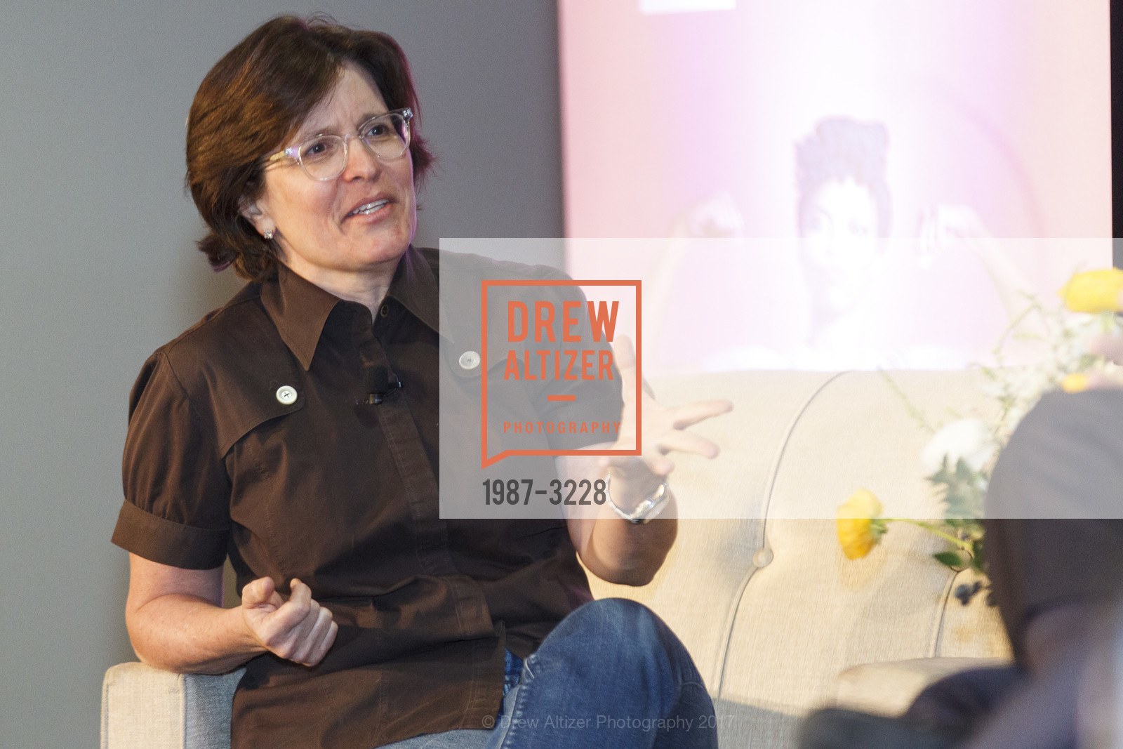 Kara Swisher, Phenomenal Woman Conversation & Benefit Reception, Futures Without Violence. 100 Montgomery St, December 5th, 2017, Photo #1987-3228 Kara Swisher, Photo #1987-3228