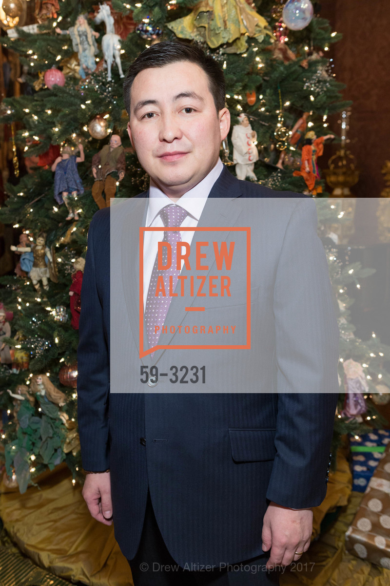 Galbadral Enkhtur, Protocol Office Christmas Party Hosted by Gordon and Ann Getty, Private Residence, December 5th, 2017, Photo #59-3231 Galbadral Enkhtur, Photo #59-3231