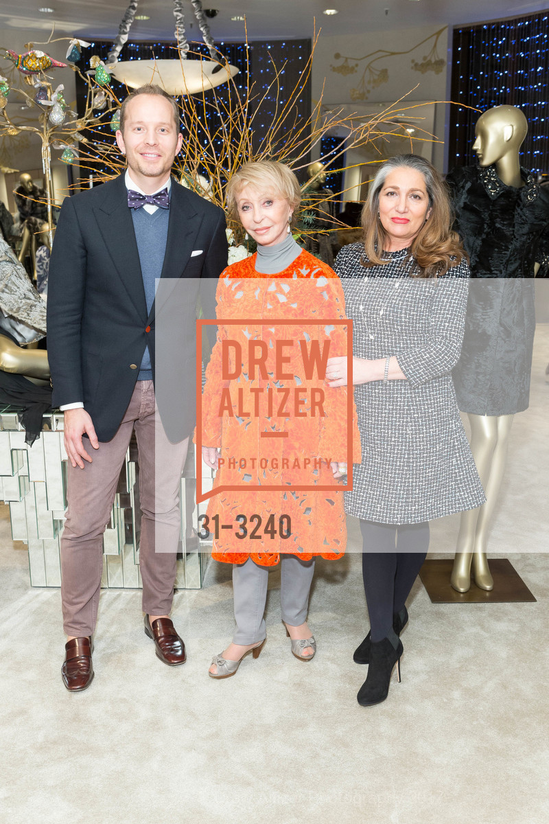 Norman Ambrose, Roberta Sherman, Josephine Kathan, Saks Fifth Avenue Private Shopping Event, Saks 5th Avenue. 384 Post Street, December 6th, 2017, Photo #31-3240 Norman Ambrose, Roberta Sherman, Josephine Kathan, Photo #31-3240