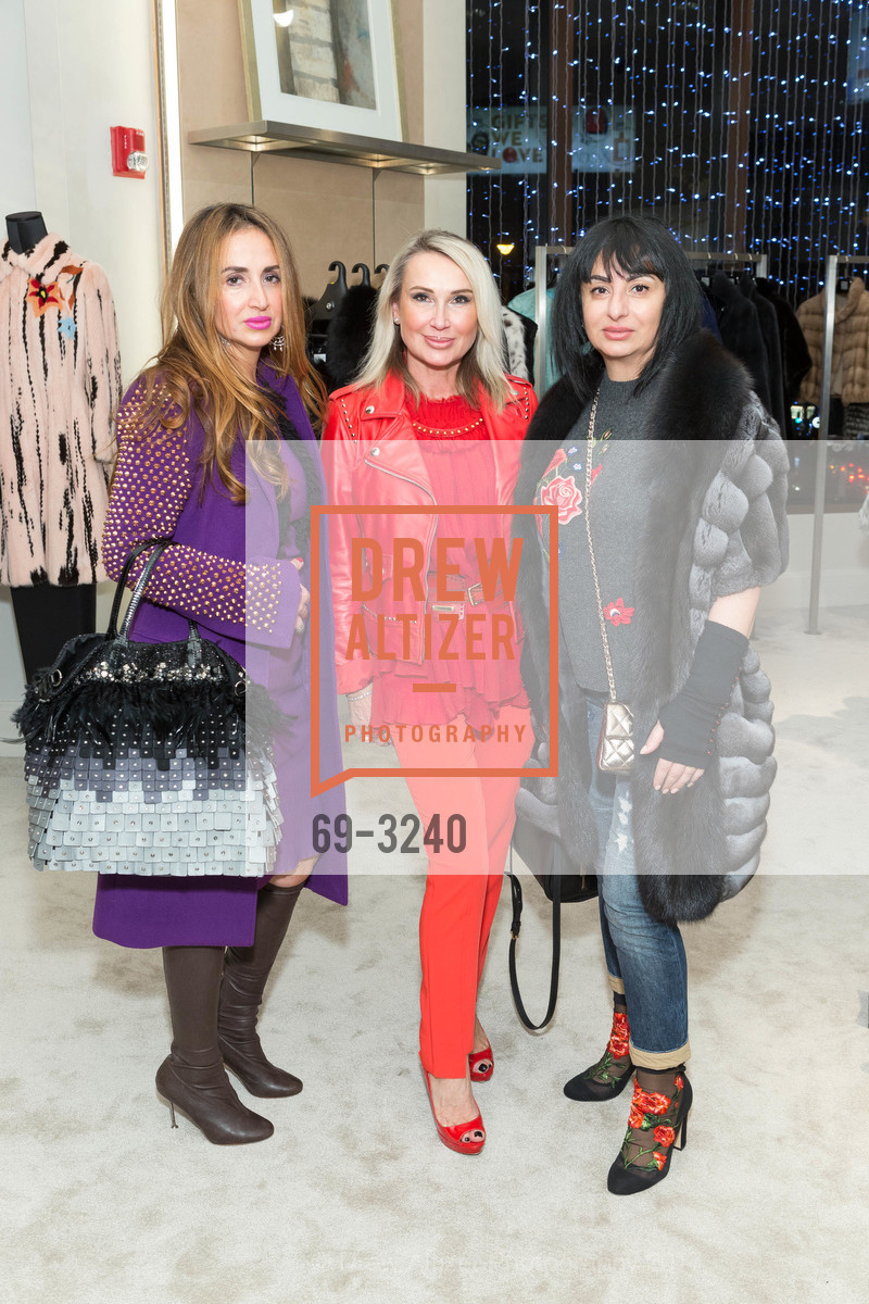 Maria Topchyano, Elena Verbitschi, Esmeralda Azan, Saks Fifth Avenue Private Shopping Event, Saks 5th Avenue. 384 Post Street, December 6th, 2017, Photo #69-3240 Maria Topchyano, Elena Verbitschi, Esmeralda Azan, Photo #69-3240