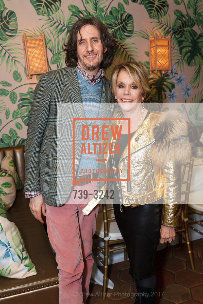 Jacques Pantazes, Riva Berelson, Saks Fifth Avenue and David Webb Dinner, Leo's Oyster Bar. 568 Sacramento Street, December 7th, 2017, Photo #739-3242 Jacques Pantazes, Riva Berelson, Photo #739-3242