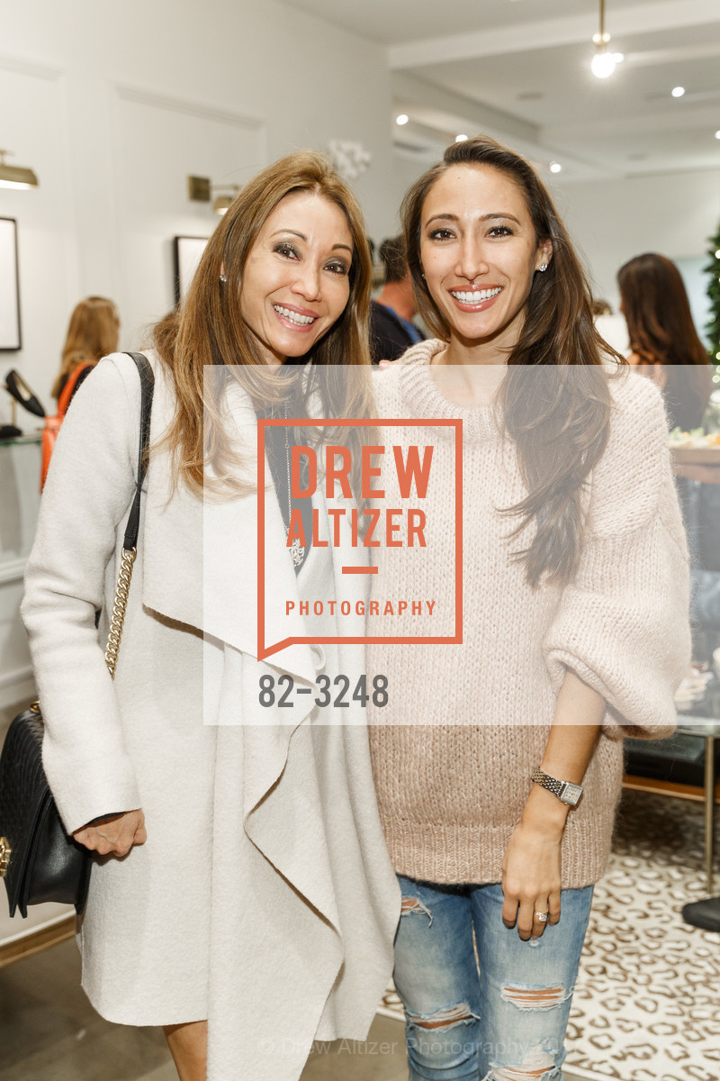 Marianne Tataseo, Maya Mark, Birdies Slipper Co Store Opening, Birdies. 1934 Union Street, SF, December 7th, 2017, Photo #82-3248 Marianne Tataseo, Maya Mark, Photo #82-3248