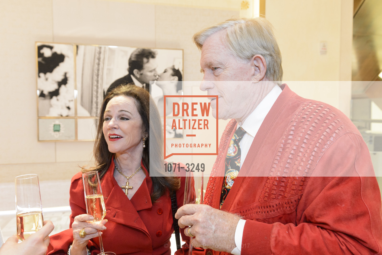 Gail DeMartini Haan, Ron Haan, Bulgari Holiday Cocktail Party with Festival Napa Valley, Bulgari. 200 Stockton St, December 7th, 2017, Photo #1071-3249 Gail DeMartini Haan, Ron Haan, Photo #1071-3249