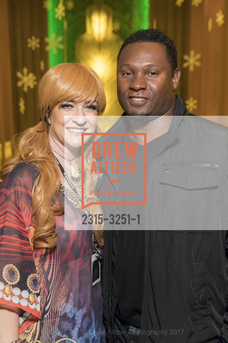 Ashling Cole, Derek Shelton, Sheila E. 60th Birthday Concert After Party, Mezzanine Level, Paramount Theatre. 2025 Broadway, Oakland 94612, December 7th, 2017, Photo #2315-3251-1 Ashling Cole, Derek Shelton, Photo #2315-3251-1