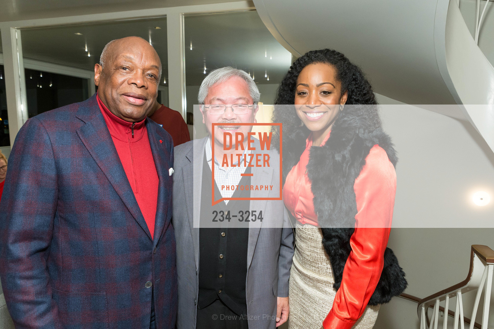 Willie Brown, Ed Lee, Malia Cohen, Victor Makras hosts Malia Cohen event 2017, Private Residence, December 12th, 2017, Photo #234-3254 Willie Brown, Ed Lee, Malia Cohen, Photo #234-3254